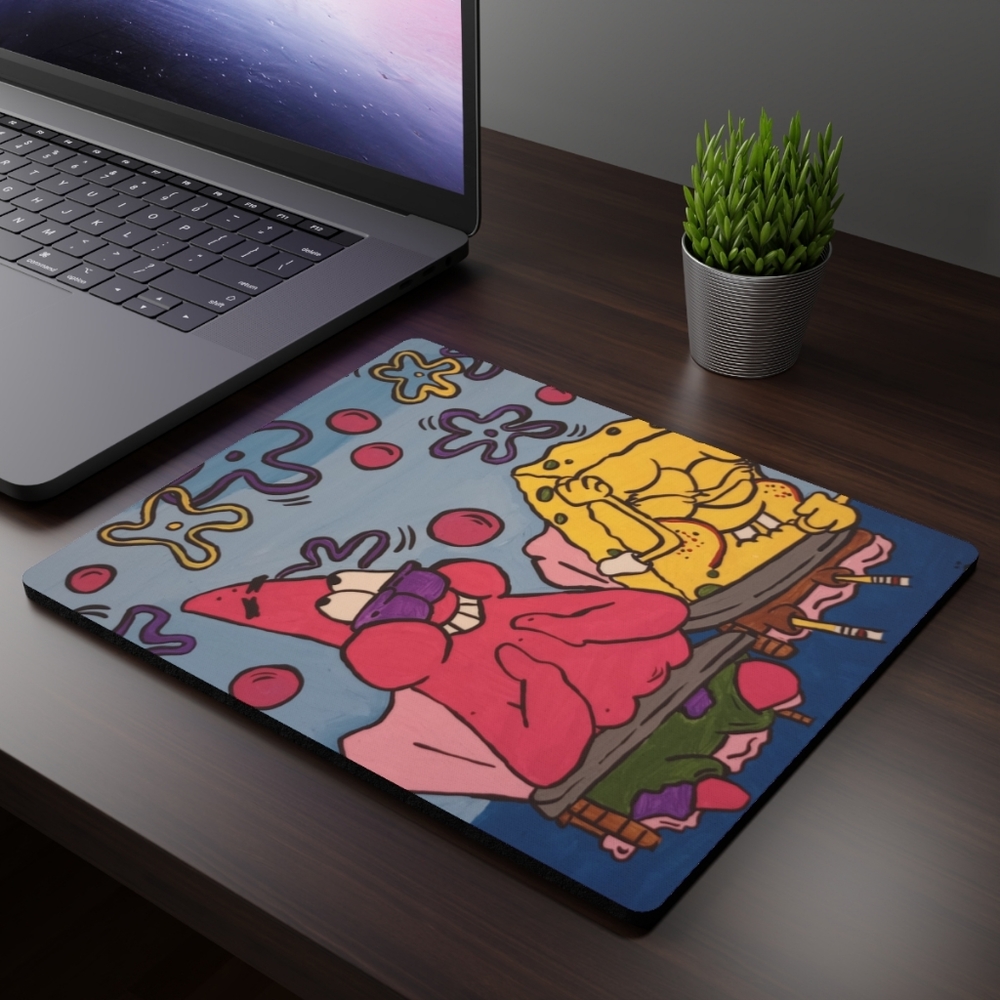 SpongeBob art mousepad 💖